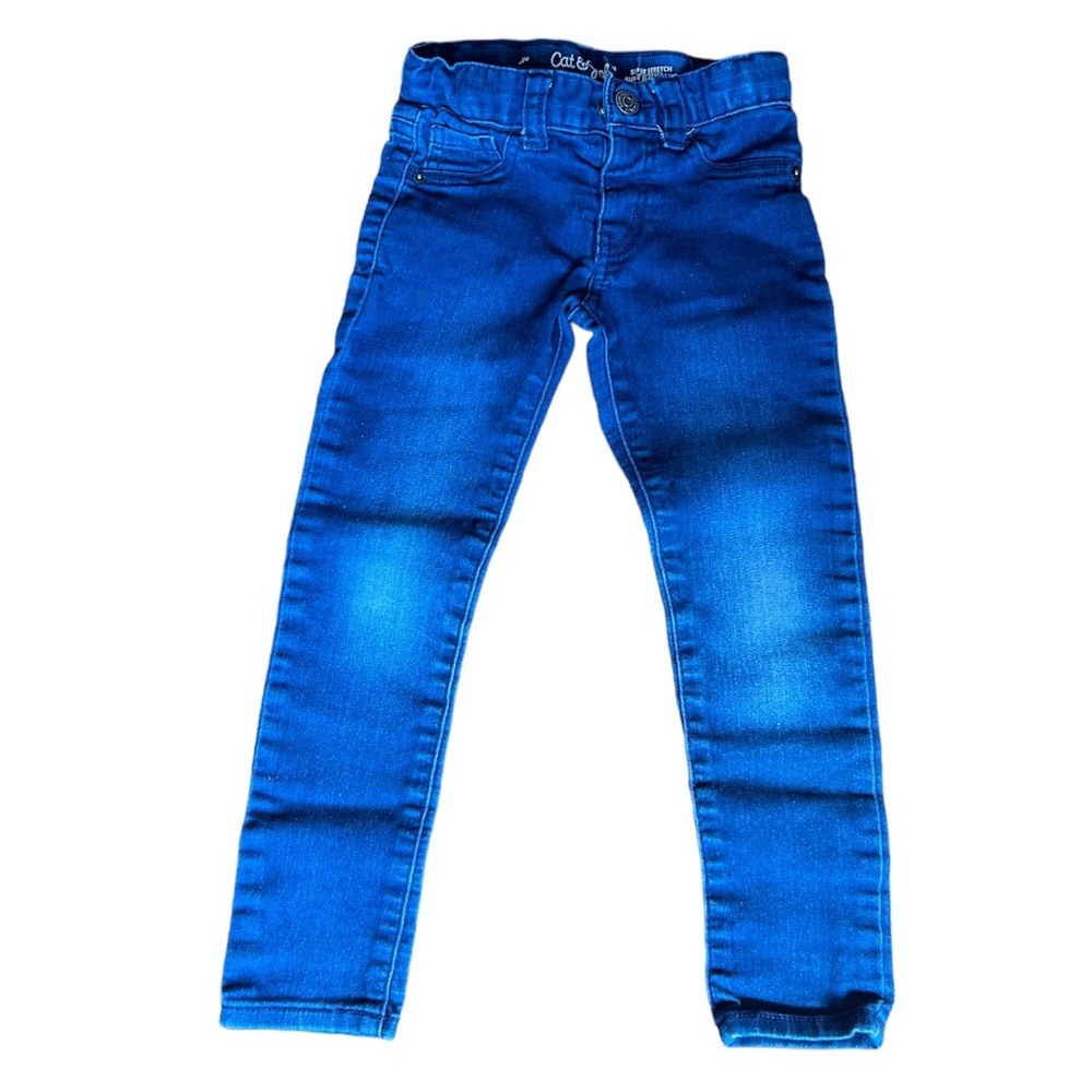 Cat & Jack, size 4T, super stretch jeans, adjustable waist
